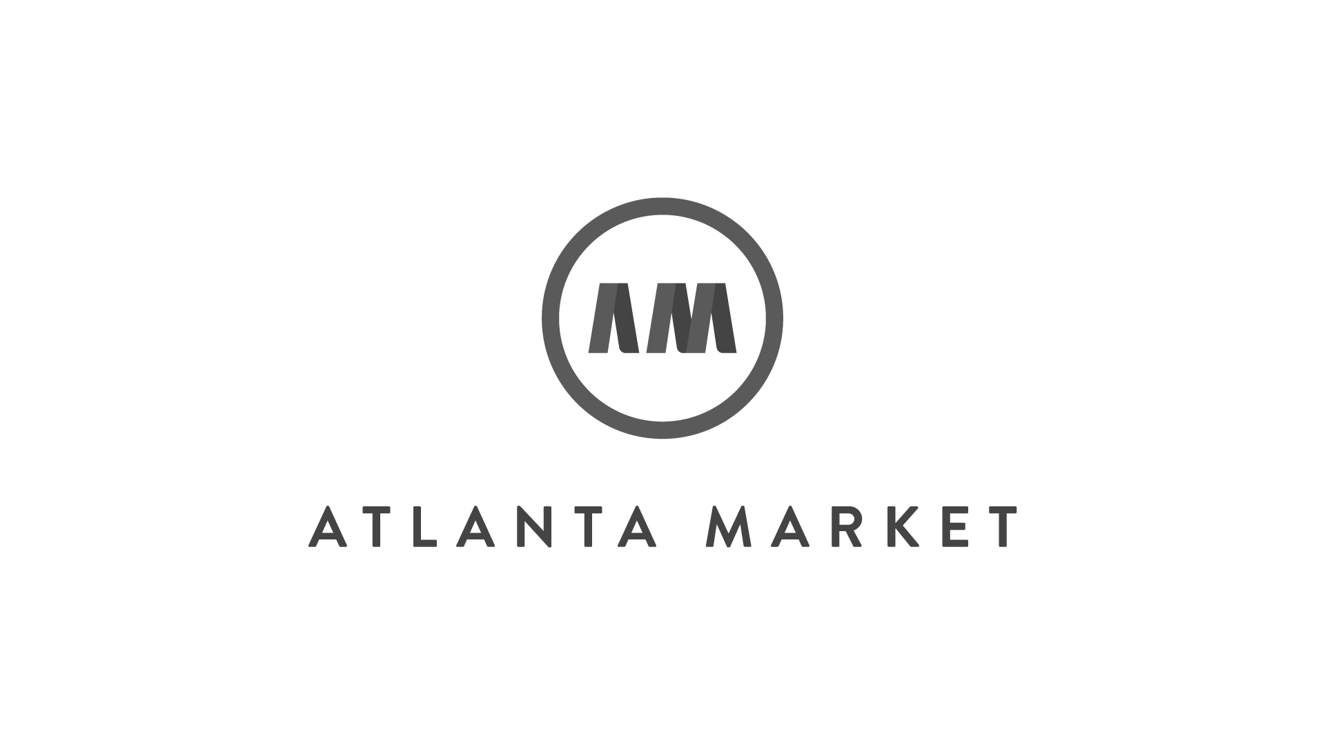 Atlanta Market - Dark Greyscale Logo