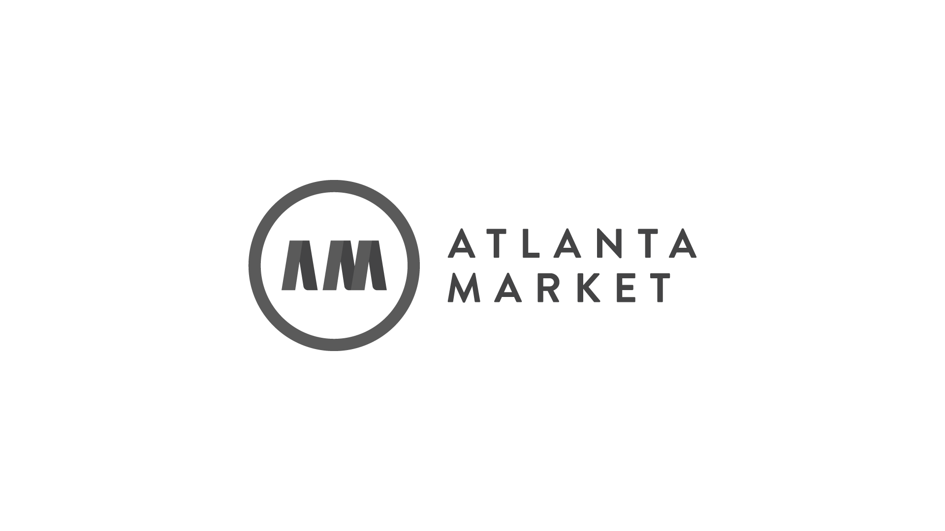 Atlanta Market - Dark Greyscale Logo